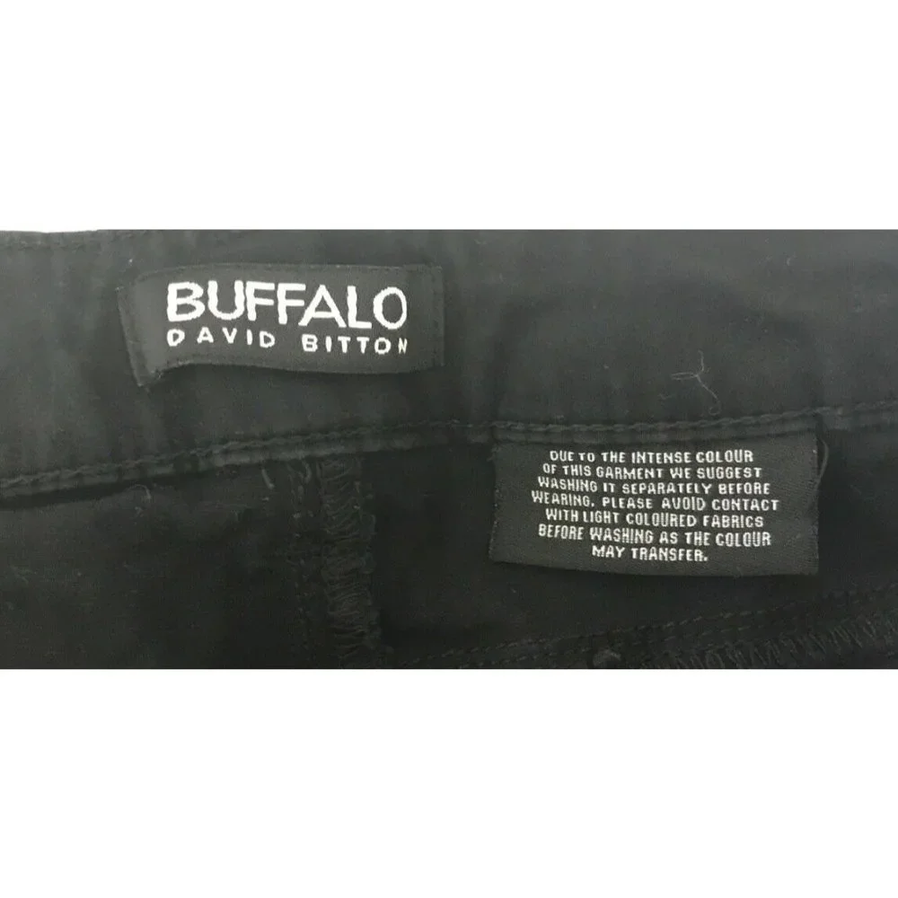 Buffalo David Bitton Womans‎ Black Shorts Size 8